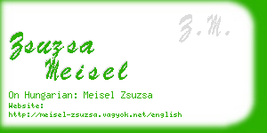 zsuzsa meisel business card